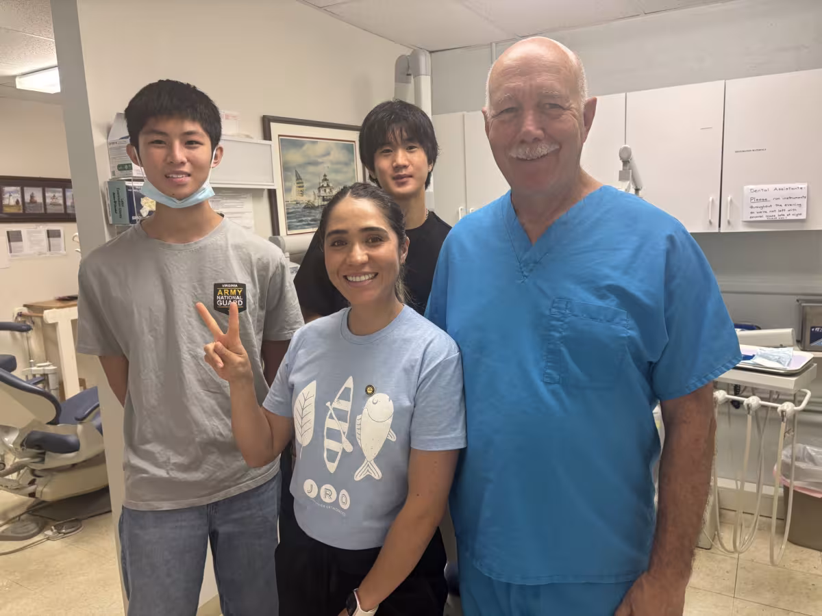 Volunteers and clinicians at the St. James the Less Free Clinic
